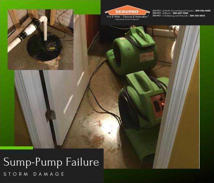 The cleaning stages of a job after sup-pump failure.